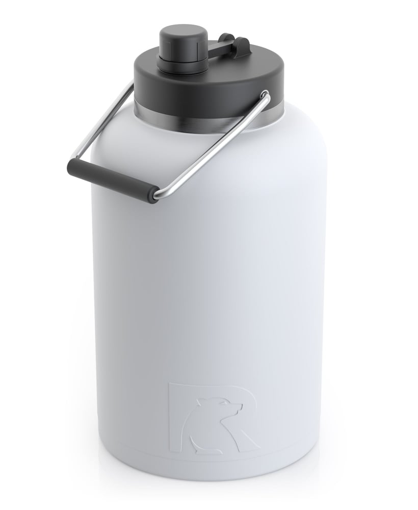 One Gallon Jug, White, Matte Image