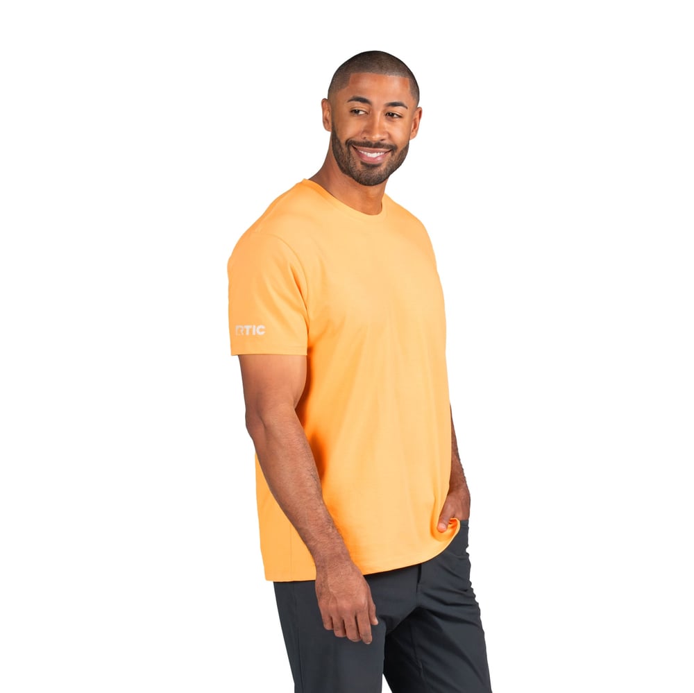 RTIC Logo Short Sleeve T-Shirt, Amber, XXL Image