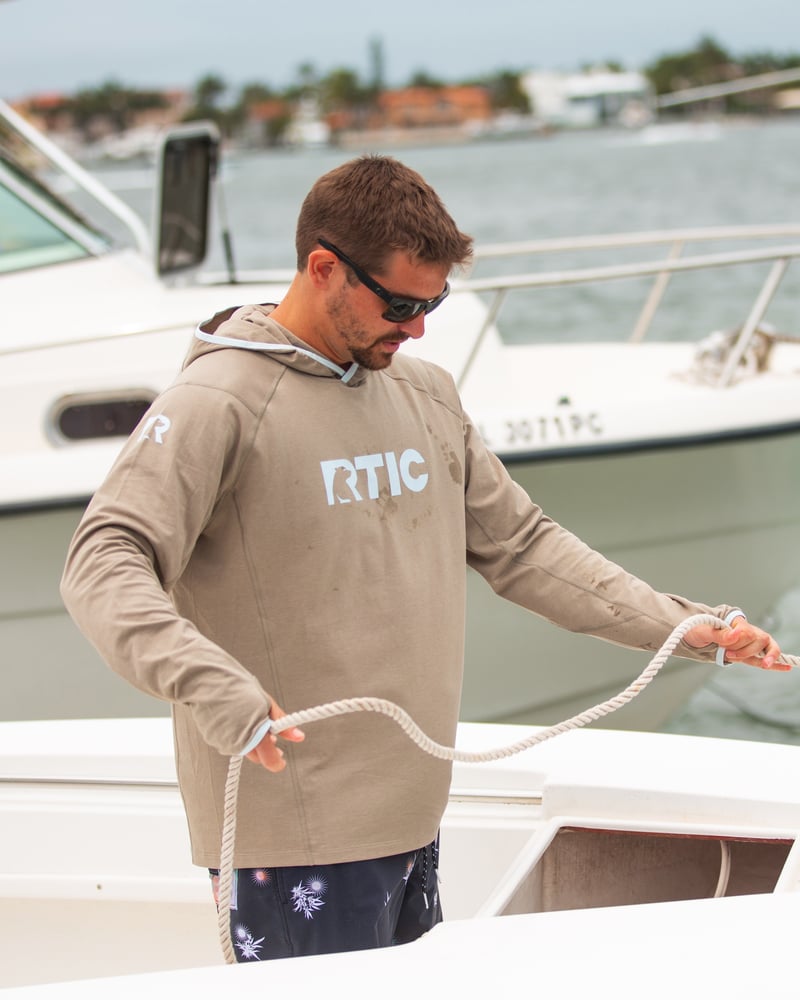 Men's R-Tech Sun Hoodie, Live Oak, M Image