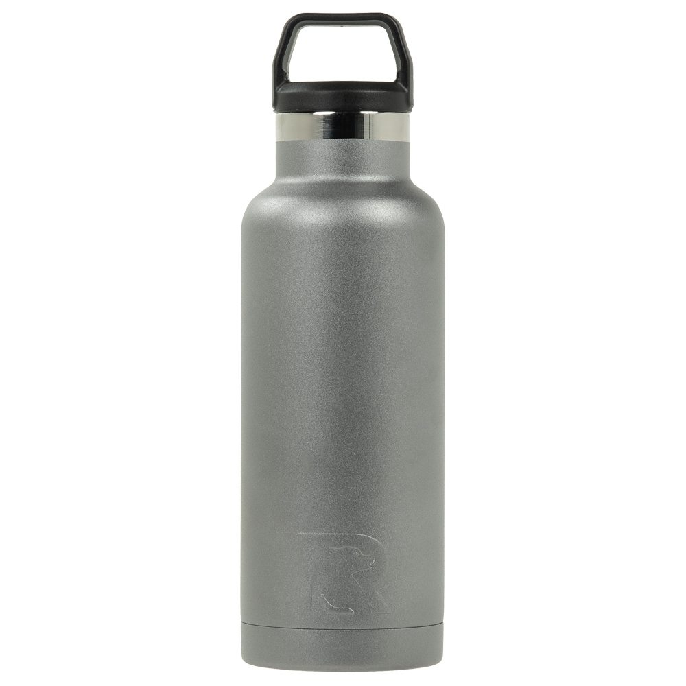 16oz Water Bottle, Graphite, Matte Image