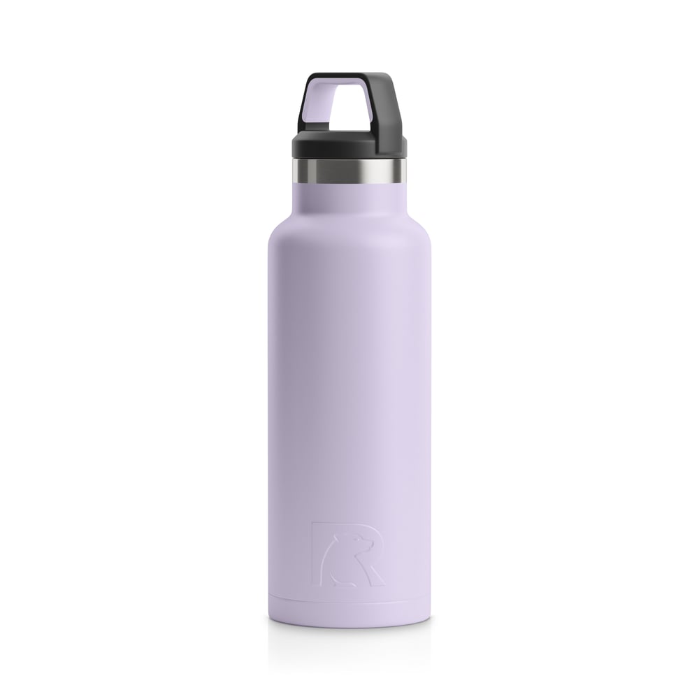 RTIC 16oz Water Bottle, Dusty Lilac, Matte, Stainless Steel & Vacuum Insulated