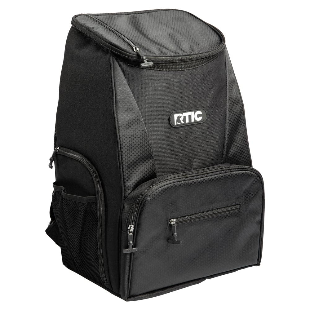 32 Can Lightweight Backpack Cooler, Black, Adjustable Straps, Padded