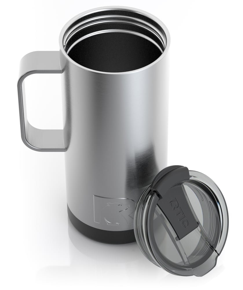 16oz Travel Mug, Stainless, Matte Image