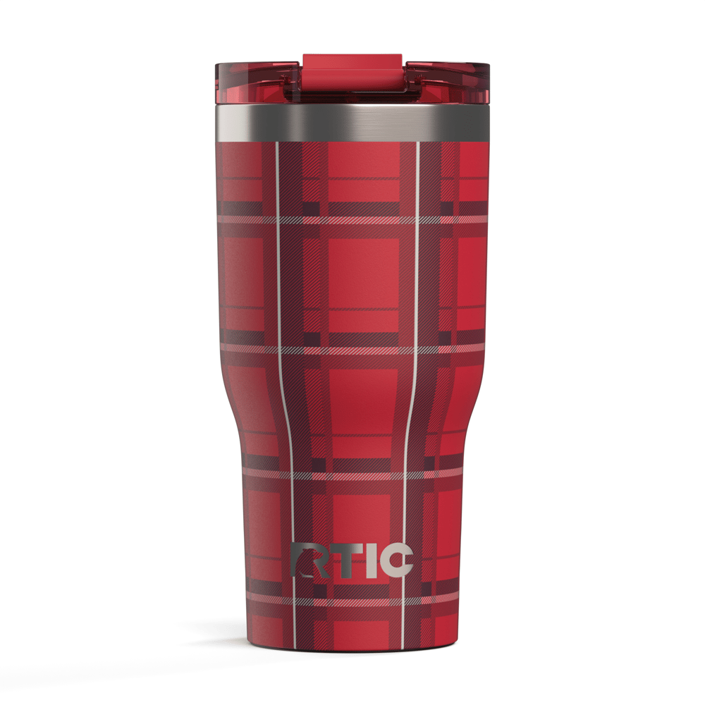 20oz Essential Tumbler, Red Plaid