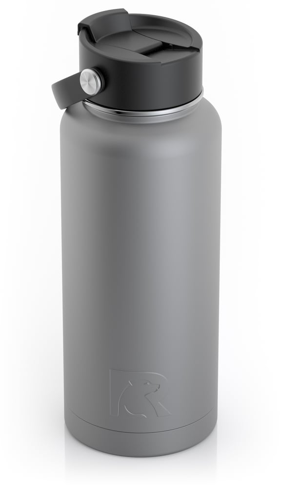 RTIC 32oz Bottle, Graphite, Matte, Stainless Steel & Vacuum Insulated