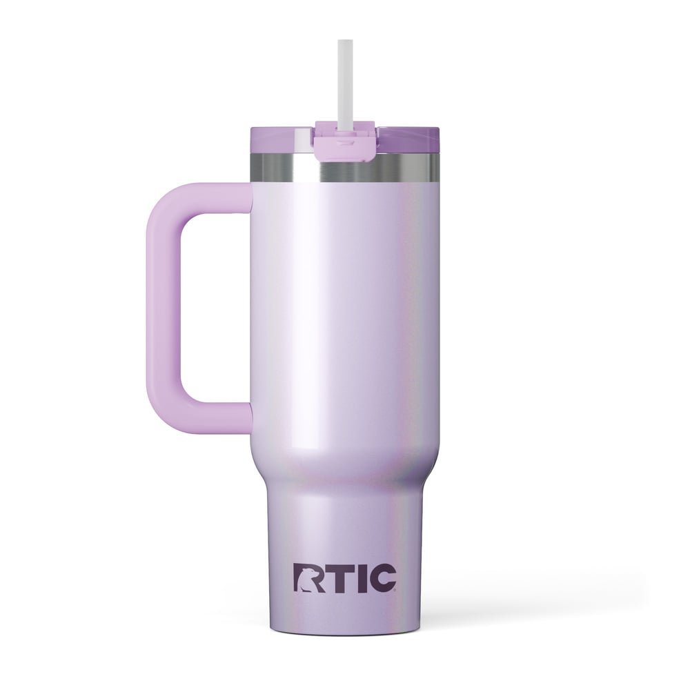 30oz Road Trip Tumbler, Lavender Glitter