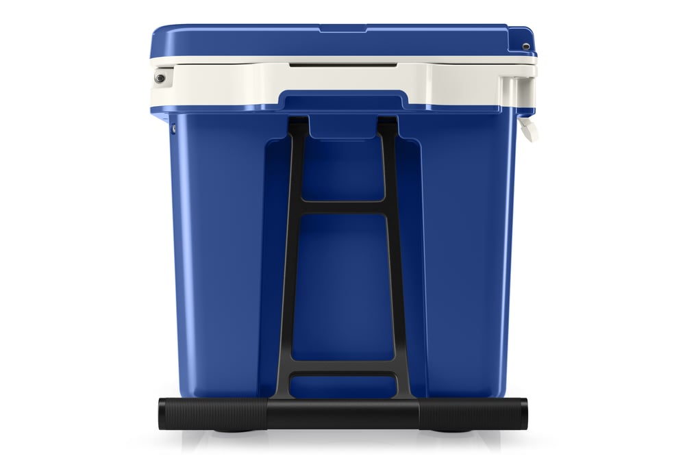 52 QT Ultra-Light Wheeled Cooler, Cobalt & White Image