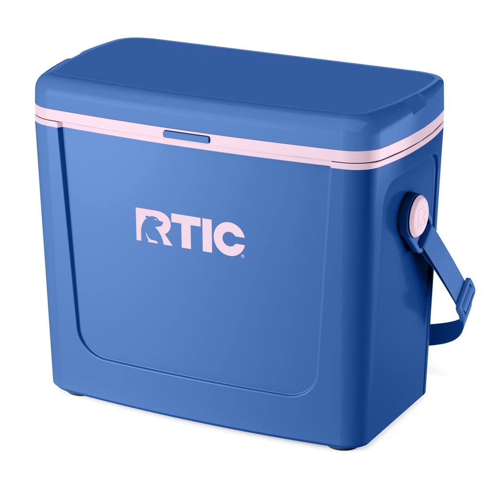 16 QT Road Trip Cooler, Pond/Pale Pink