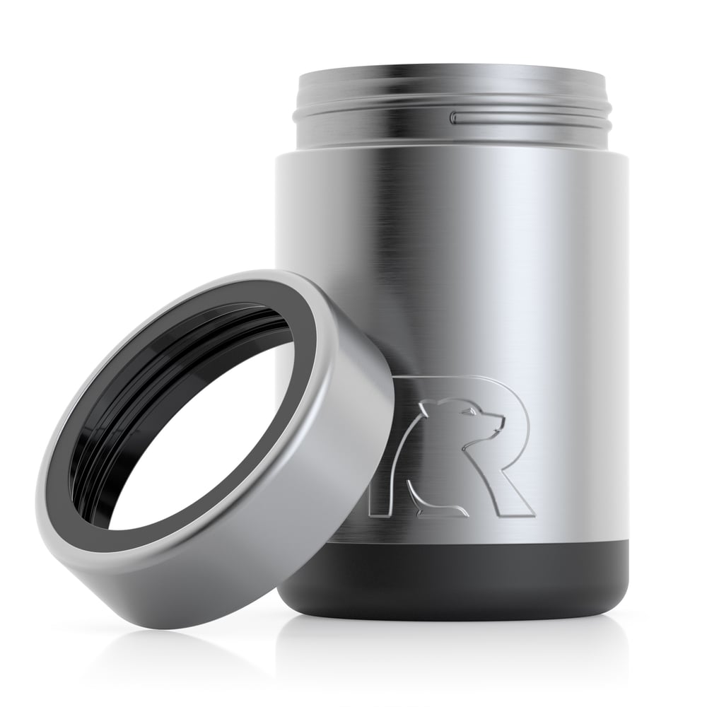 12oz Essential Can Cooler, Stainless, Matte