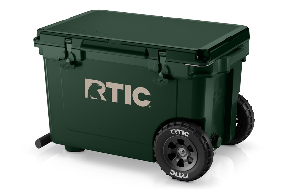 52 QT Ultra-Light Wheeled Cooler, Dark Pine