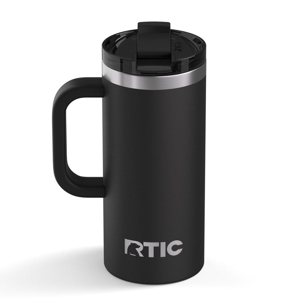 16oz Road Trip Travel Mug, Black Image