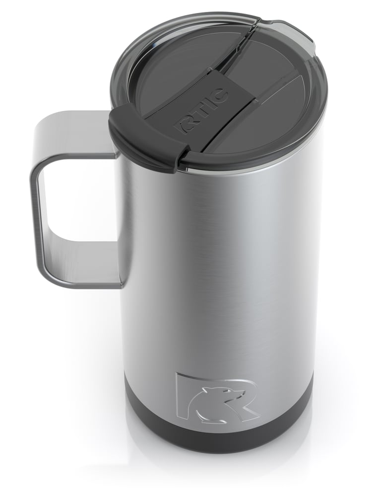 16oz Travel Mug, Stainless, Matte Image