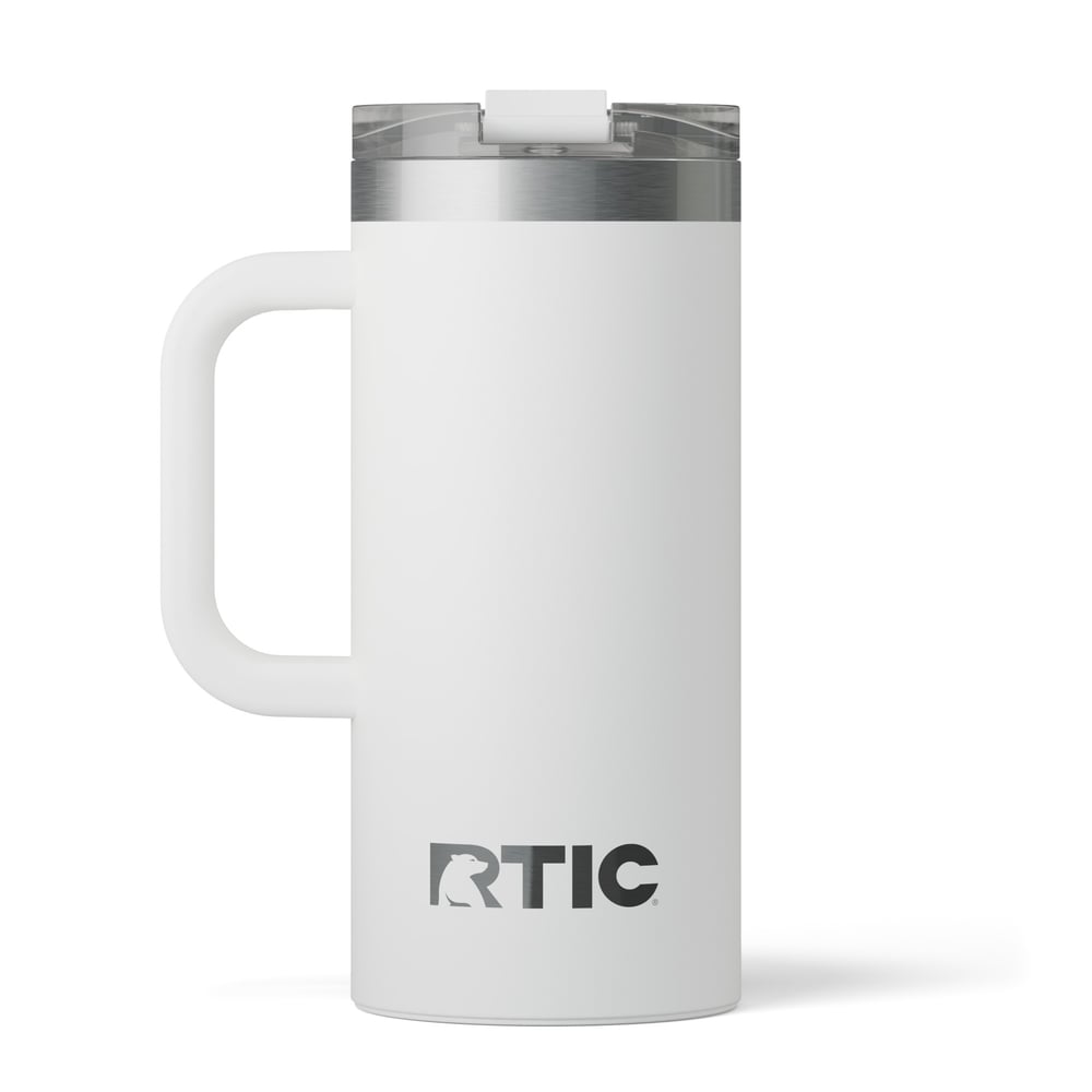16oz Road Trip Travel Mug, White