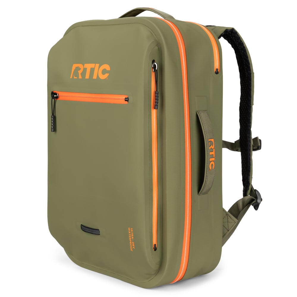 Ultra-Dry Backpack, Olive & Orange Image