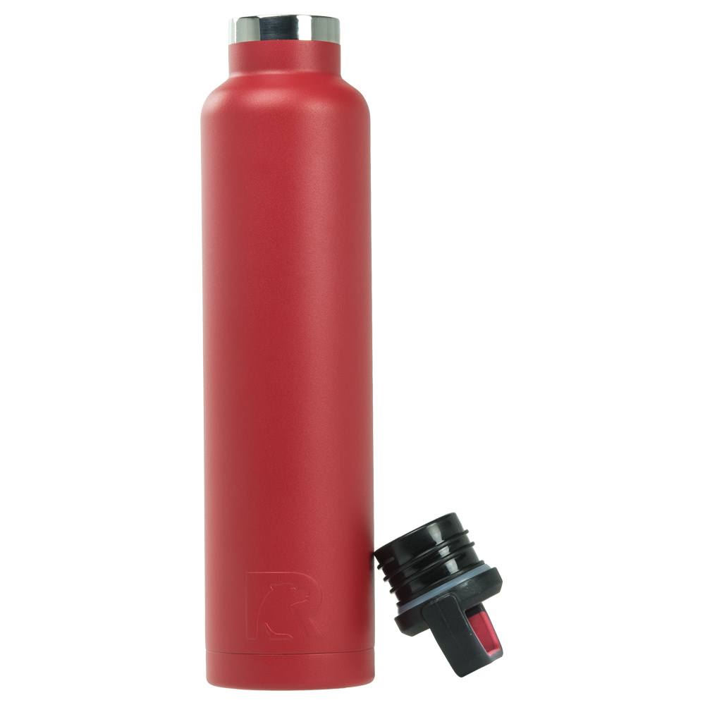 RTIC 26oz Water Bottle, Cardinal, Matte, Stainless Steel & Vacuum Insulated