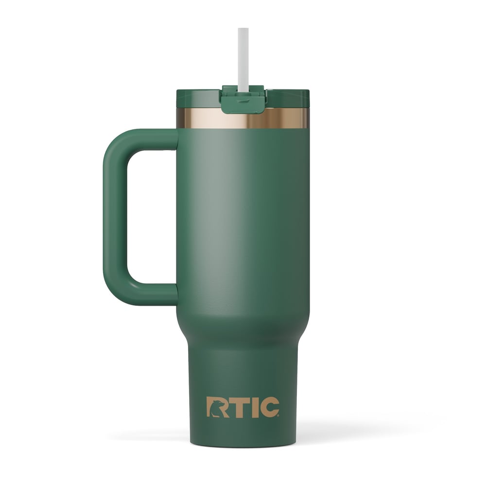 30oz Road Trip Tumbler, Pine Tree Brass