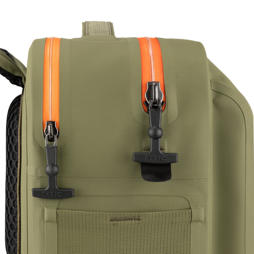 Ultra-Dry Backpack, Olive & Orange Image