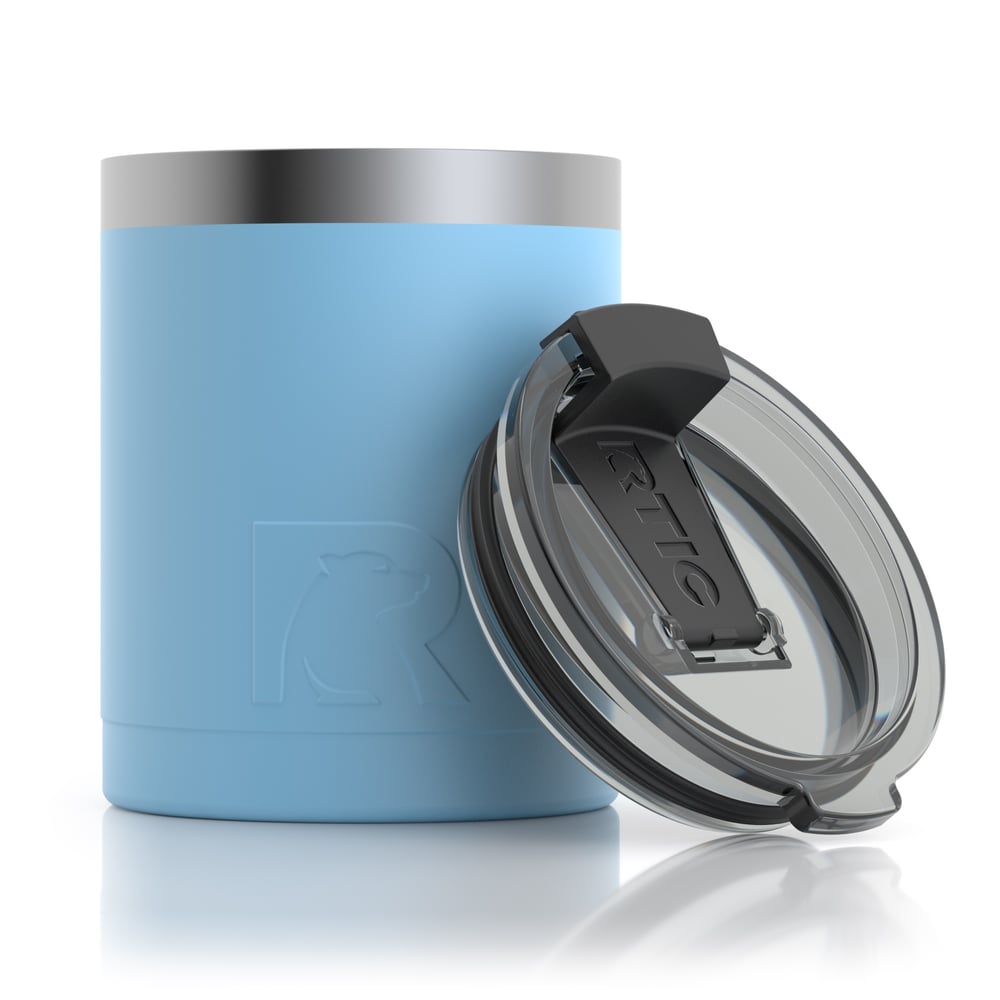 RTIC 12oz Lowball Tumbler, RTIC Ice, Matte, Stainless Steel & Vacuum Insulated, Flip-Top Lid