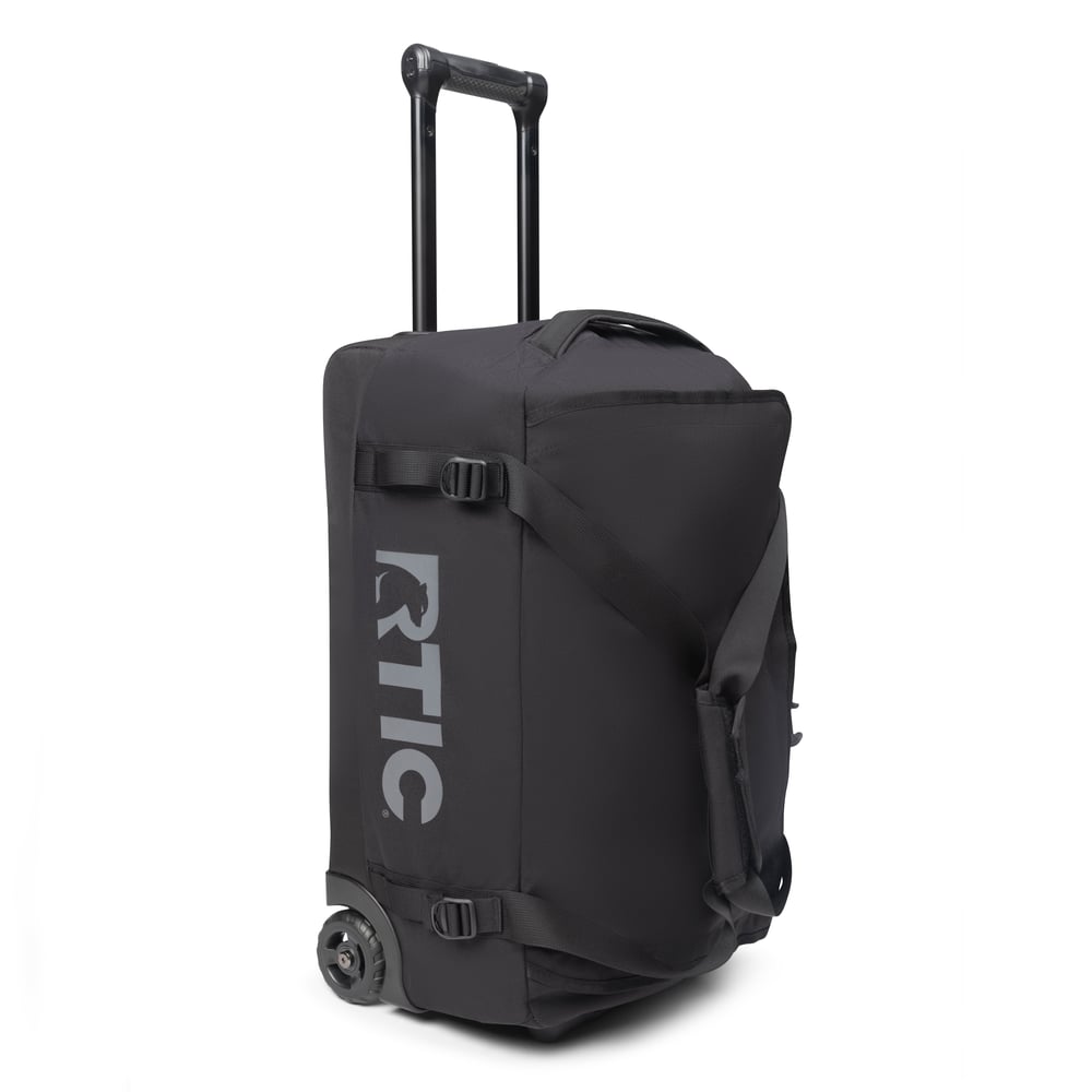 Medium Road Trip Rolling Duffle Bag, Black Image