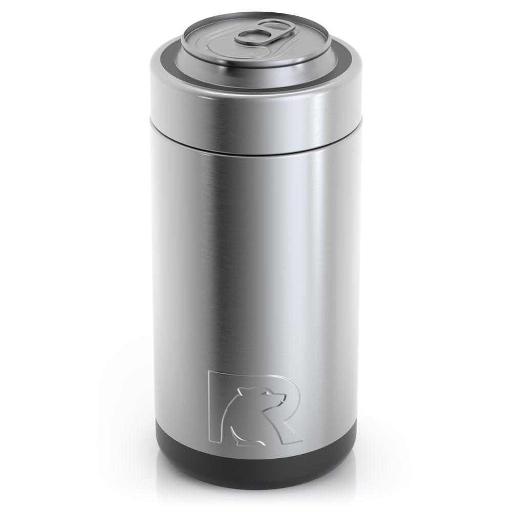 16oz Essential Craft Can Cooler, Stainless, Glossy Image