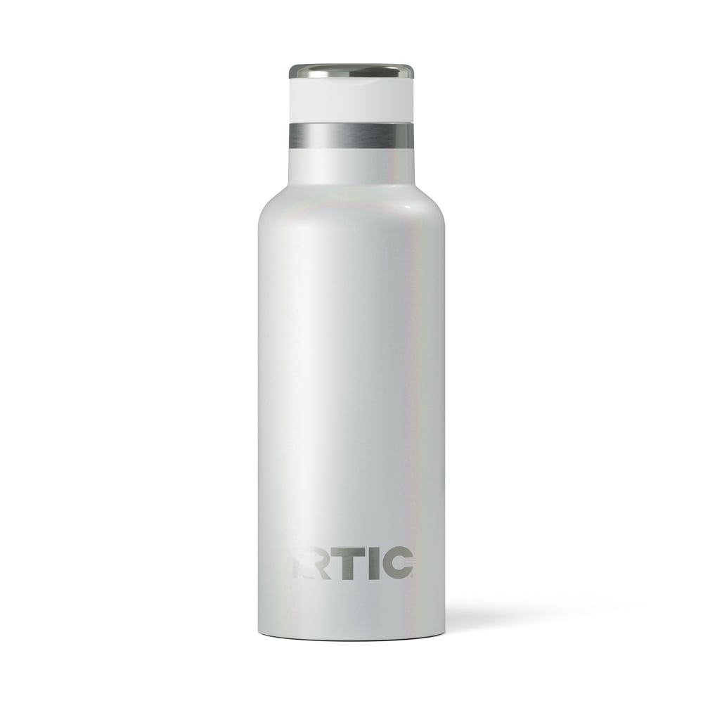 16oz Journey Bottle, White Glitter