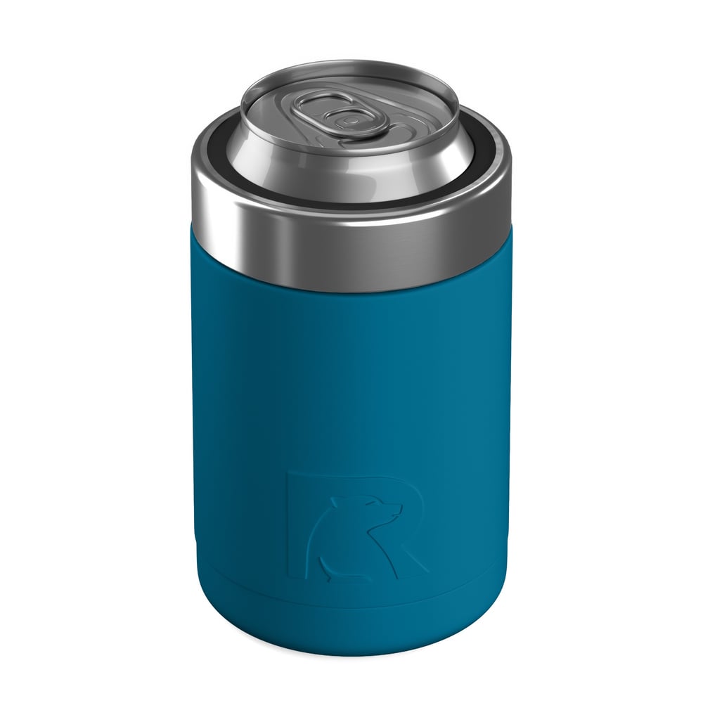 12oz Essential Can Cooler, Lake Blue, Matte Image