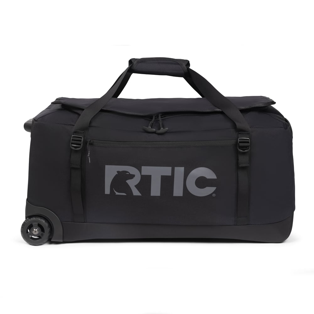 Large Road Trip Rolling Duffle Bag, Black Image