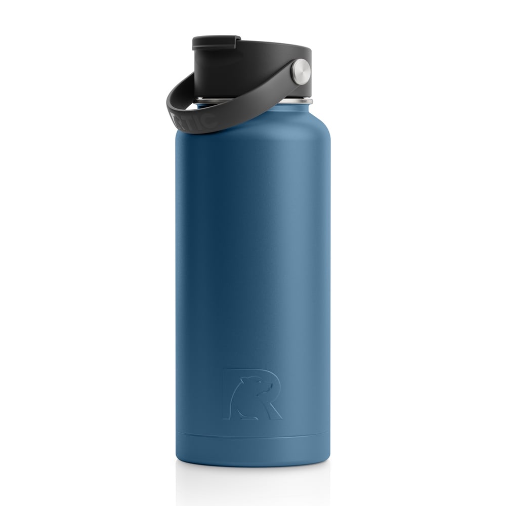 RTIC 32oz Bottle, Storm, Matte, Stainless Steel & Vacuum Insulated