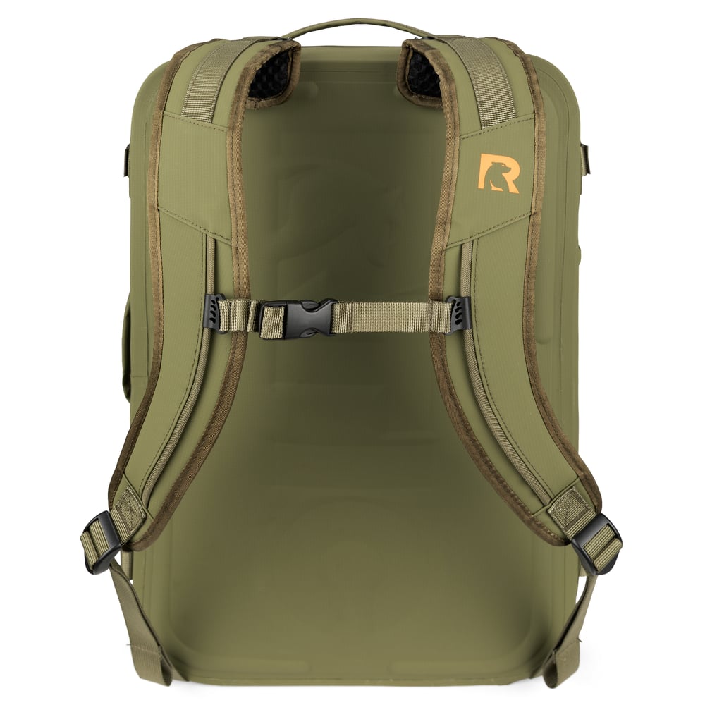 Ultra-Dry Duffle Pack, Olive & Orange Image