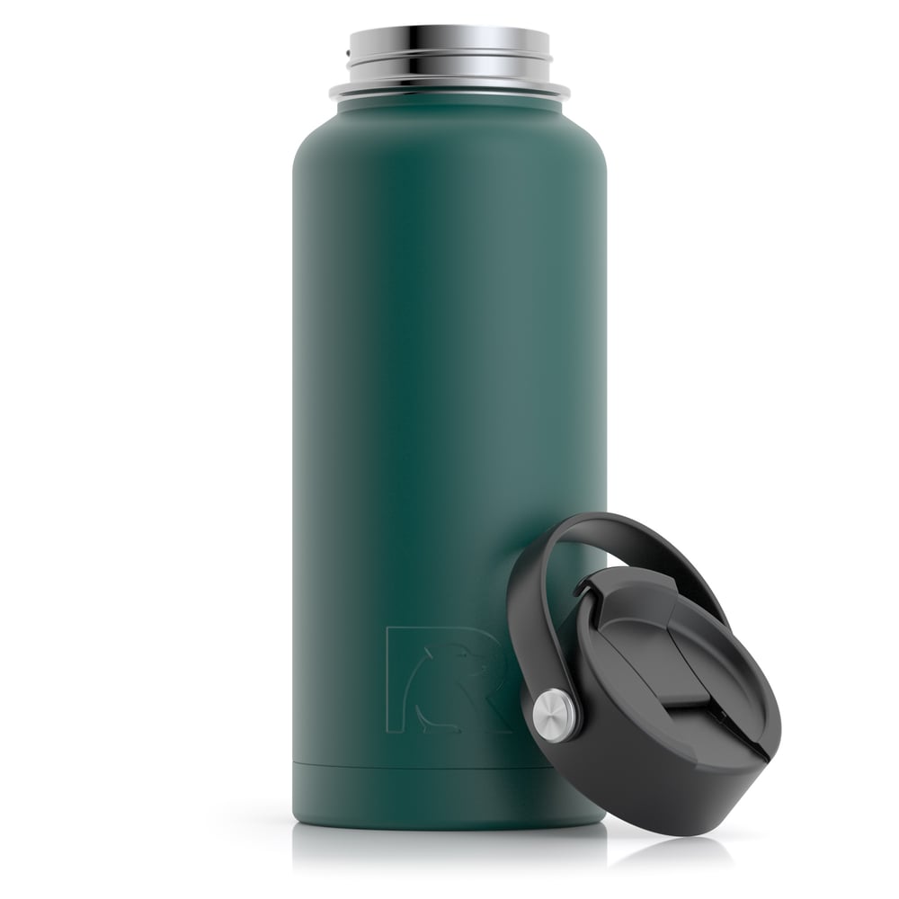 RTIC 32oz Bottle, Forest Green, Matte, Stainless Steel & Vacuum Insulated