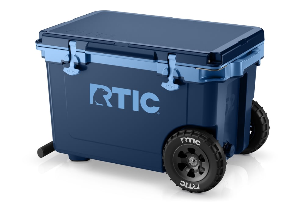 52 QT Ultra-Light Wheeled Cooler, Navy & Denim
