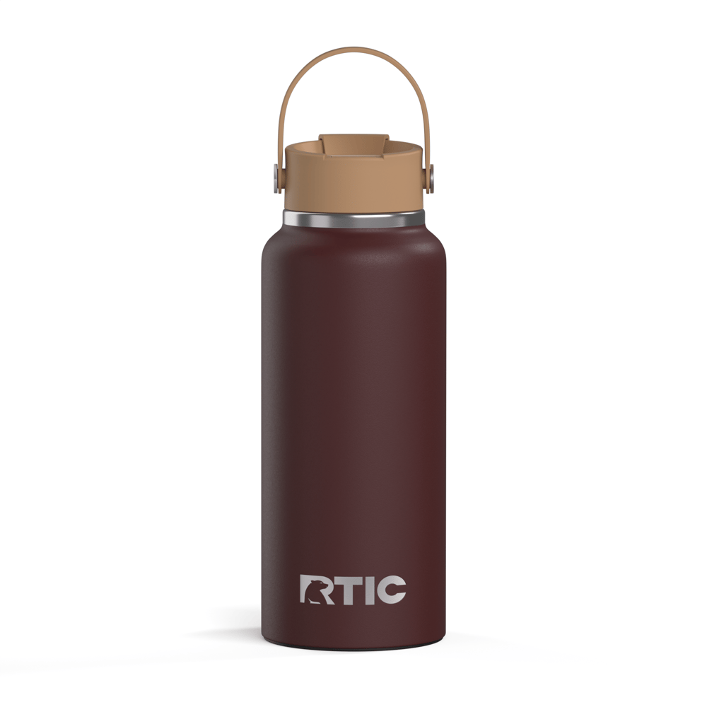 32oz Outback Bottle, Chocolate Brown/Cashmere