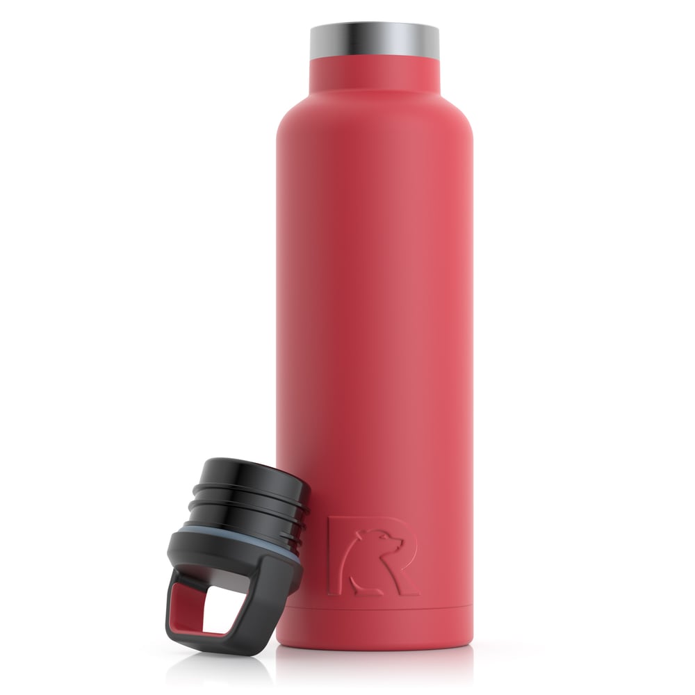 RTIC 20oz Water Bottle, Brick, Matte, Stainless Steel & Vacuum Insulated