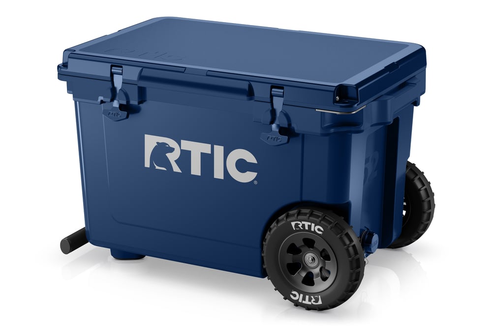 52 QT Ultra-Light Wheeled Cooler, Navy