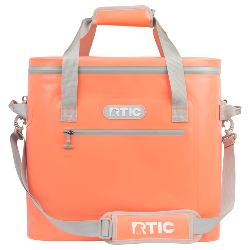 RTIC 50 Can Ultra-Tough Soft Cooler, Coral Leakproof & Puncture Proof