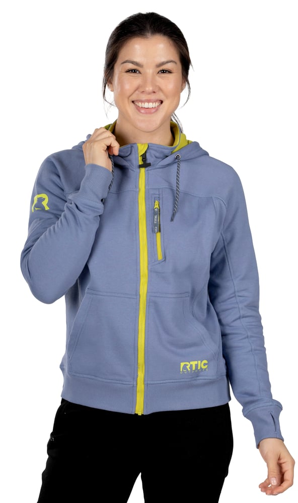Women's Water-Repellent Full-Zip Hoodie, Cobalt, M Image