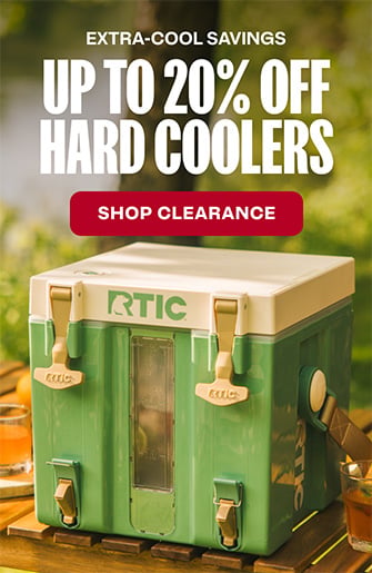 Green RTIC Halftime Cooler.