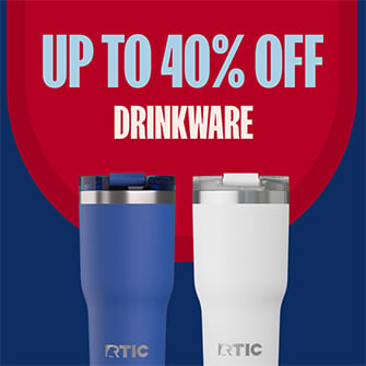Up to 40% off Drinkware