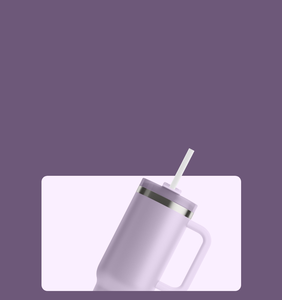 Road Trip Tumbler - Dusty Lilac