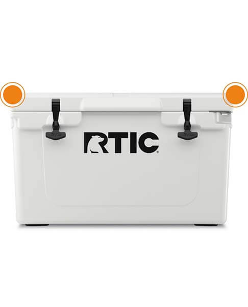 RTIC 45 QT Hard Cooler | Rotomolded Outdoor Ice Chest | RTIC