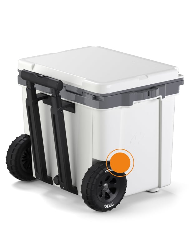 ATOMIC　R-FACTOR CF ETL　164cm 42 QT Ultra-Light Wheeled Cooler, Patriot | RTIC