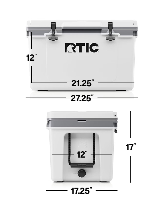 52 Ultra-Light Cooler: 30% Lighter Hard Sided Coolers | RTIC