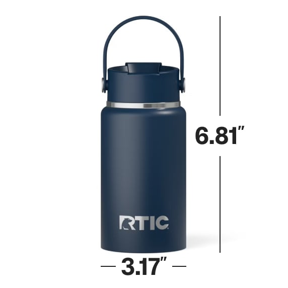 RTIC 16oz Outback Bottle Dimensions