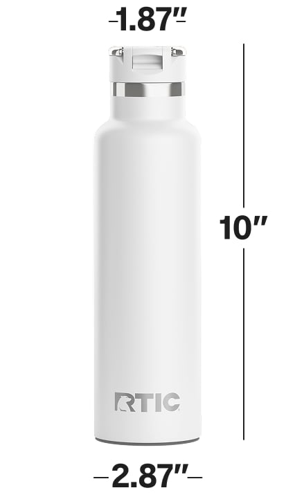 20oz RTIC Journey Bottle dimensions