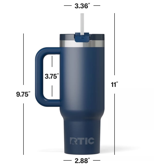 Road Trip Tumbler: Leak-Proof, Ceramic Lined | RTIC
