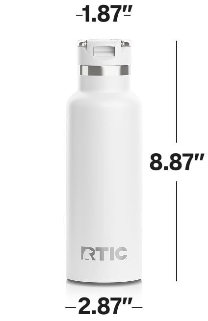 16oz RTIC Journey Bottle dimensions