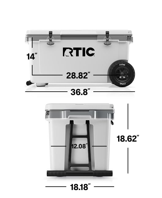 72 QT Ultra-Light Wheeled Cooler | RTIC