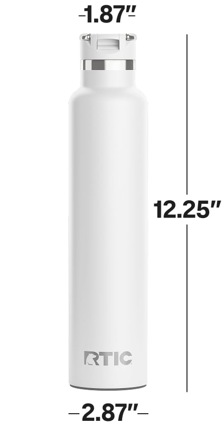 26oz RTIC Journey Bottle dimensions