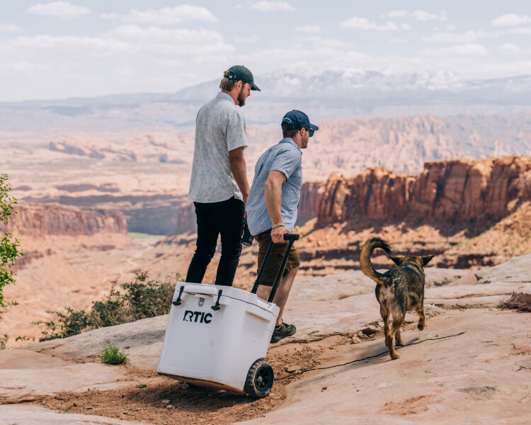 RTIC 45 QT Ultra-Tough Wheeled Cooler | Rotomolded Ice Chest | RTIC